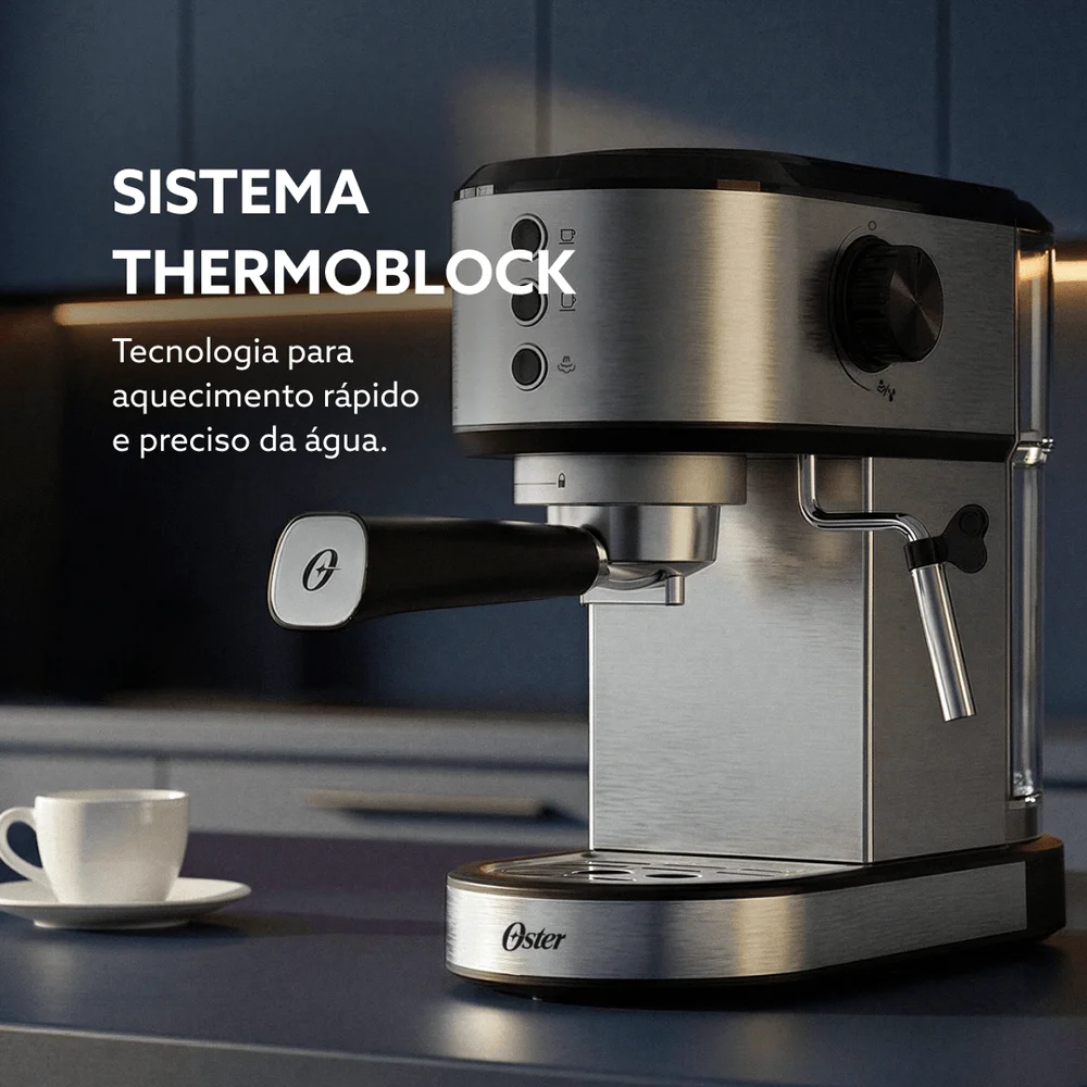 Cafeteira Espresso Oster Compacta Perfect Moment