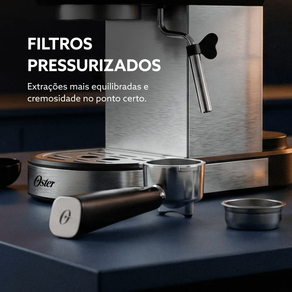 Cafeteira Espresso Oster Compacta Perfect Moment