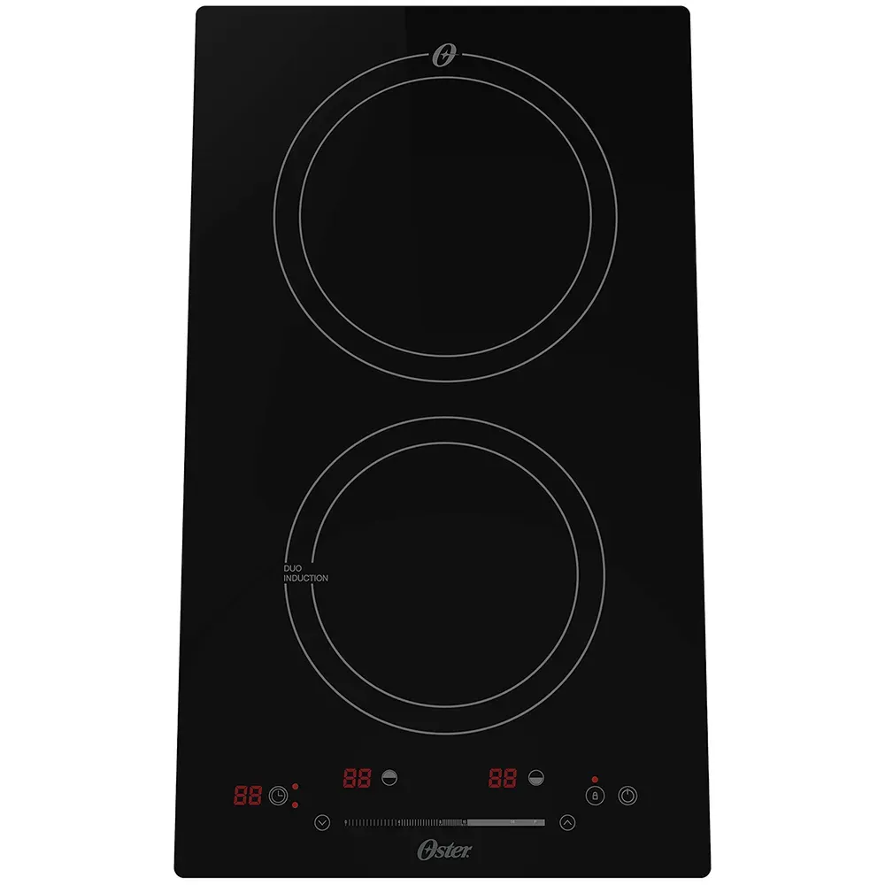 Cooktop de Indução 2 Bocas Oster Touch Screen 2 em 1