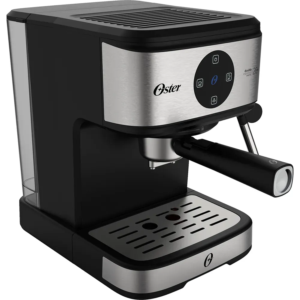 Kit Cafeteira Espresso Double Digital e Moedor de Café Precision 18 níveis Oster